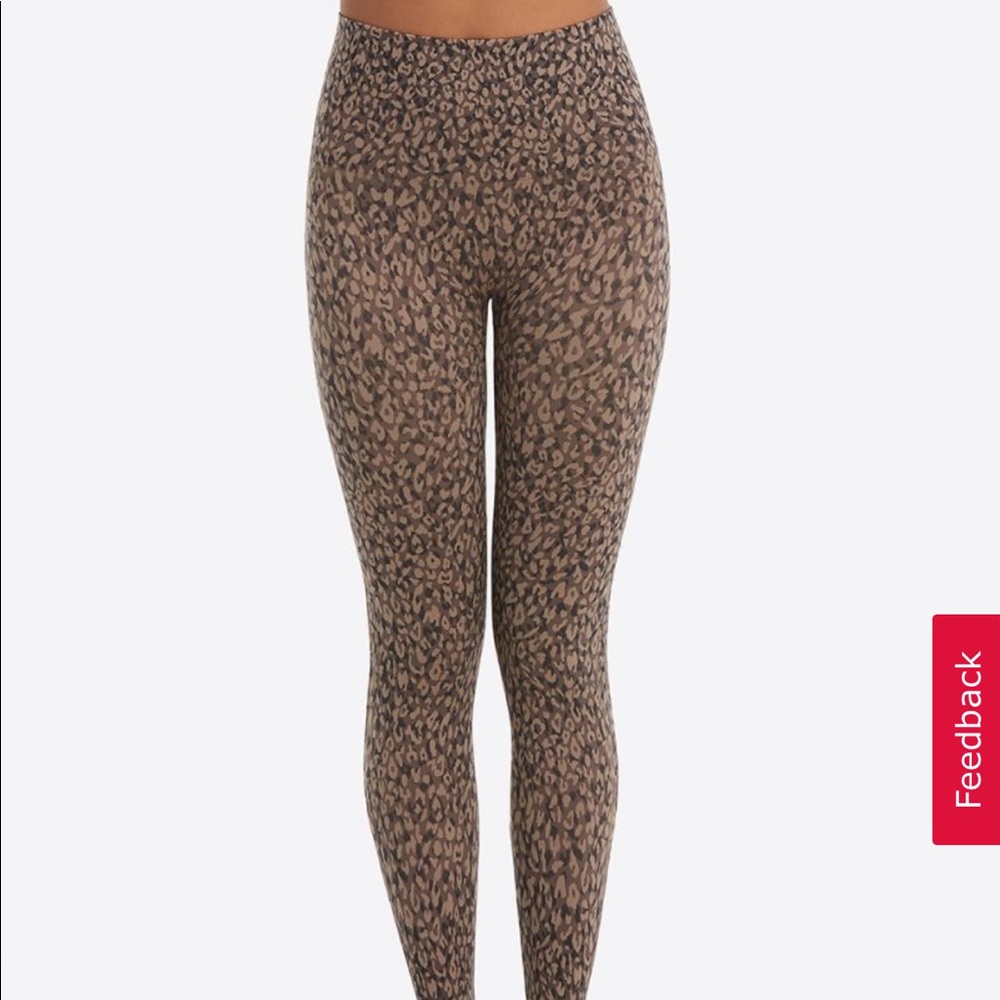SPANX Look At Me Now Seamless Legging Mini Leopard
